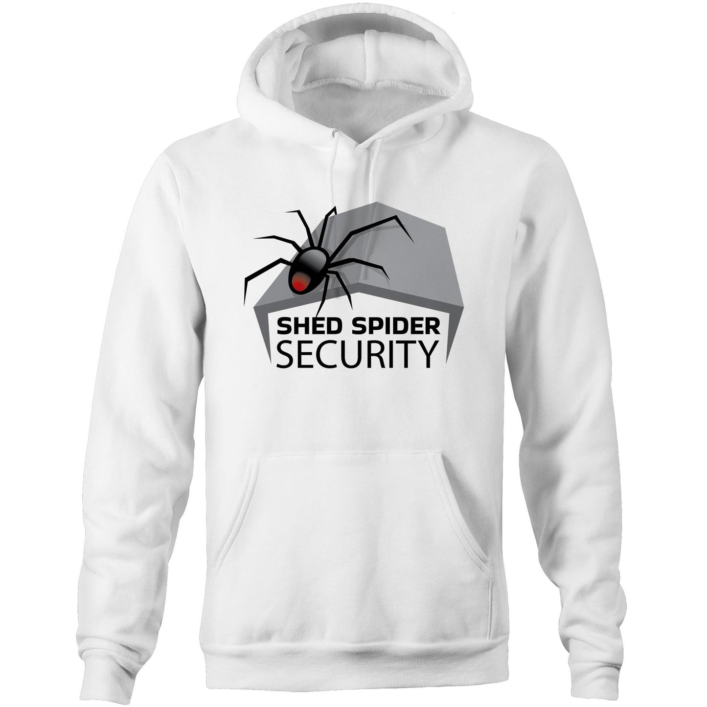 Shed Spider Security - (AS Colour Stencil - Pocket Hoodie Sweatshirt)