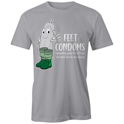 Feet Condoms (AS Colour - Classic Tee)