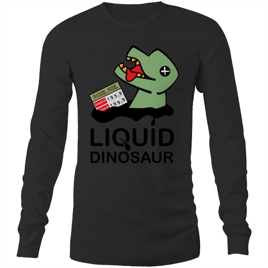 Liquid Dinosaur (AS Colour Base - Mens Long Sleeve T-Shirt)