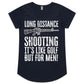 Long Distance Shooting AR15 (AS Colour Mali - Womens Scoop Neck T-Shirt)