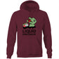 Liquid Dinosaur (AS Colour Stencil - Pocket Hoodie Sweatshirt)