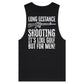 Long Distance Shooting AR15 (AS Colour Barnard - Mens Tank Top Tee) - DESIGN ON BACK ONLY