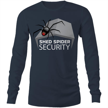 Shed Spider Security - (AS Colour Base - Mens Long Sleeve T-Shirt)