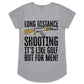 Long Distance Shooting AK47 (AS Colour Mali - Womens Scoop Neck T-Shirt)