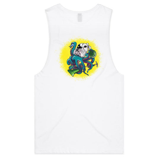 The Kraken (AS Colour Barnard - Mens Tank Top Tee) - DESIGN ON BACK ONLY