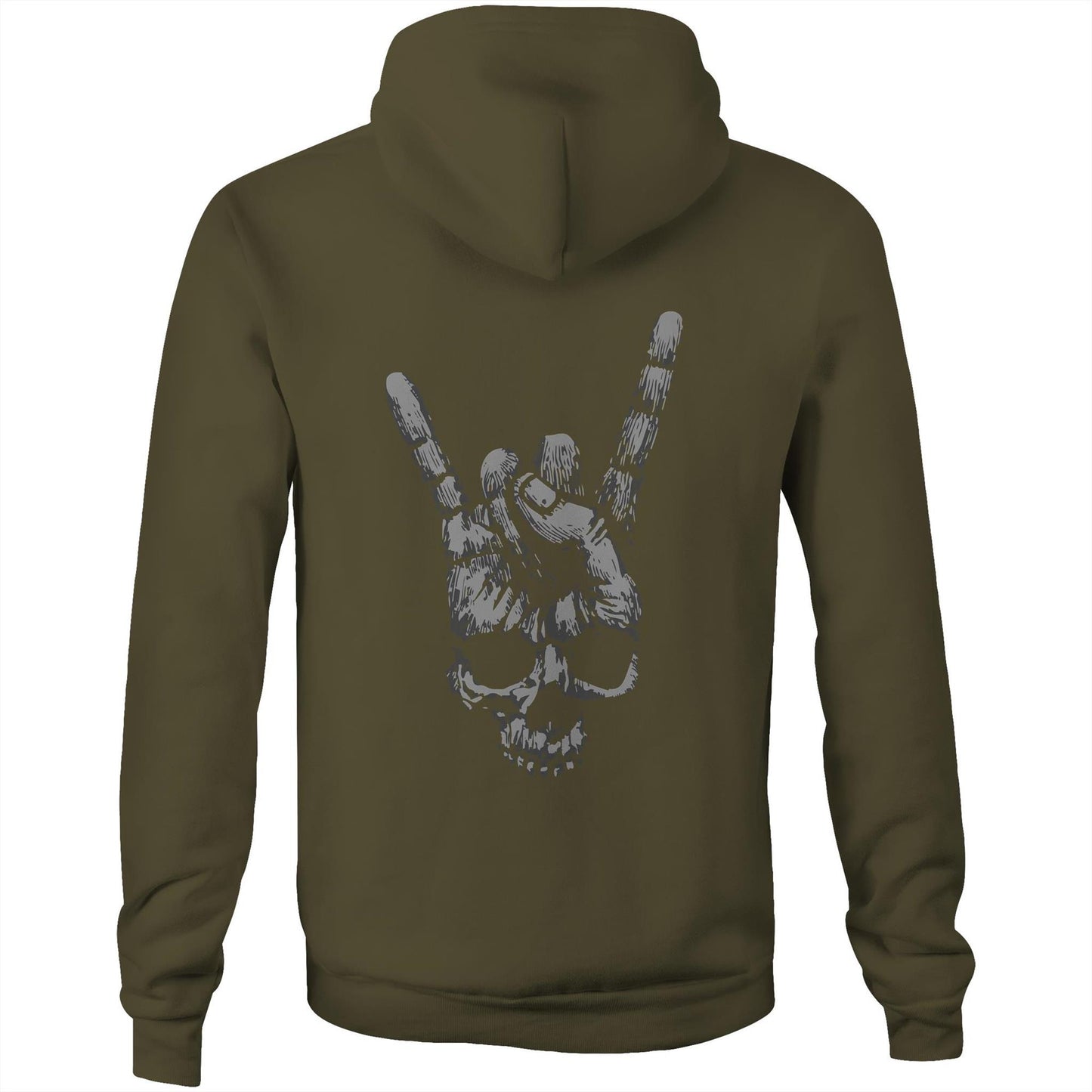 Dirt Empire - Skull Hand (AS Colour Stencil - Pocket Hoodie Sweatshirt)