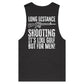 Long Distance Shooting AR15 (AS Colour Barnard - Mens Tank Top Tee) - DESIGN ON BACK ONLY