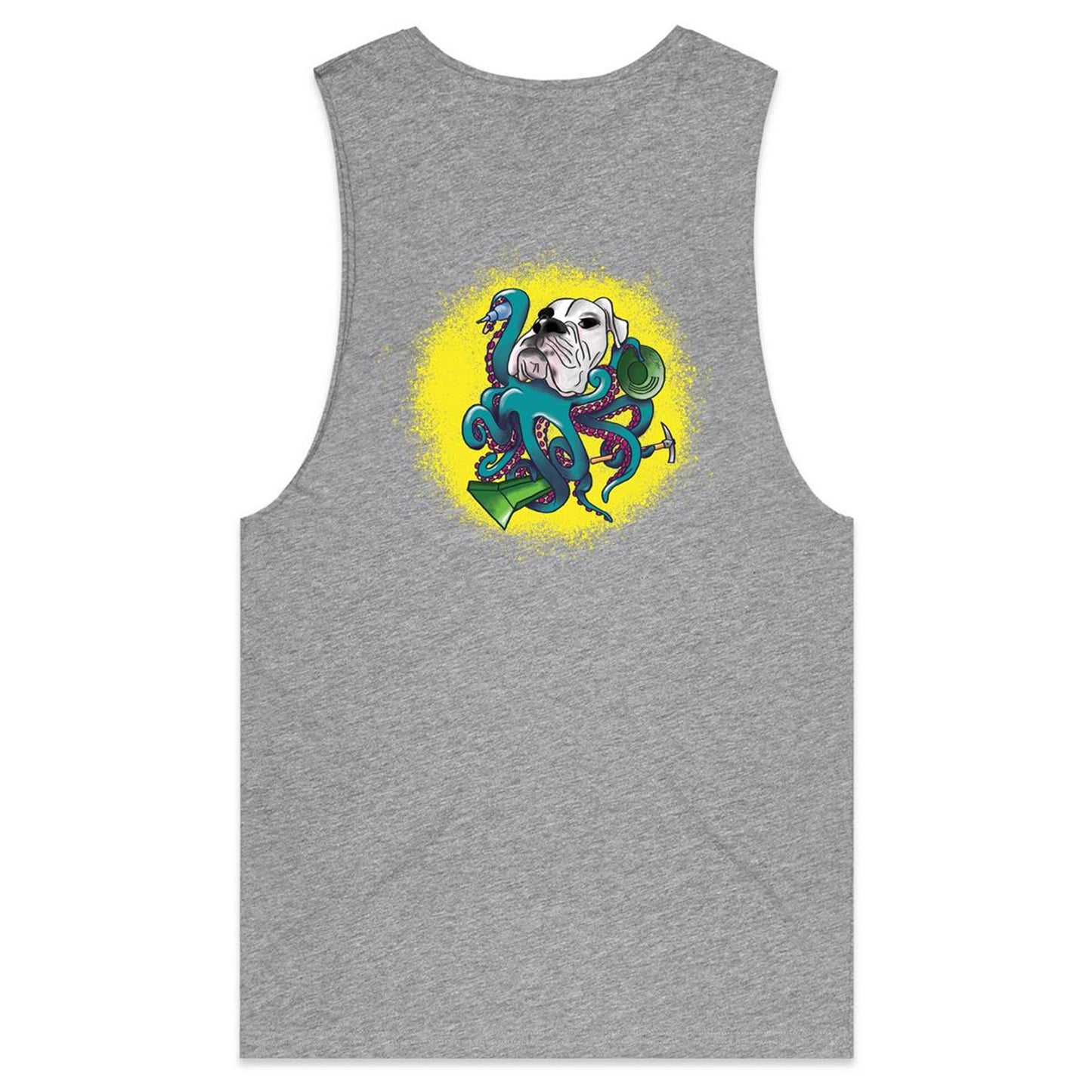 The Kraken (AS Colour Barnard - Mens Tank Top Tee) - DESIGN ON BACK ONLY