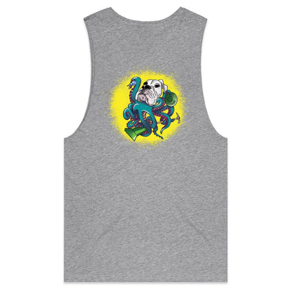 The Kraken (AS Colour Barnard - Mens Tank Top Tee) - DESIGN ON BACK ONLY
