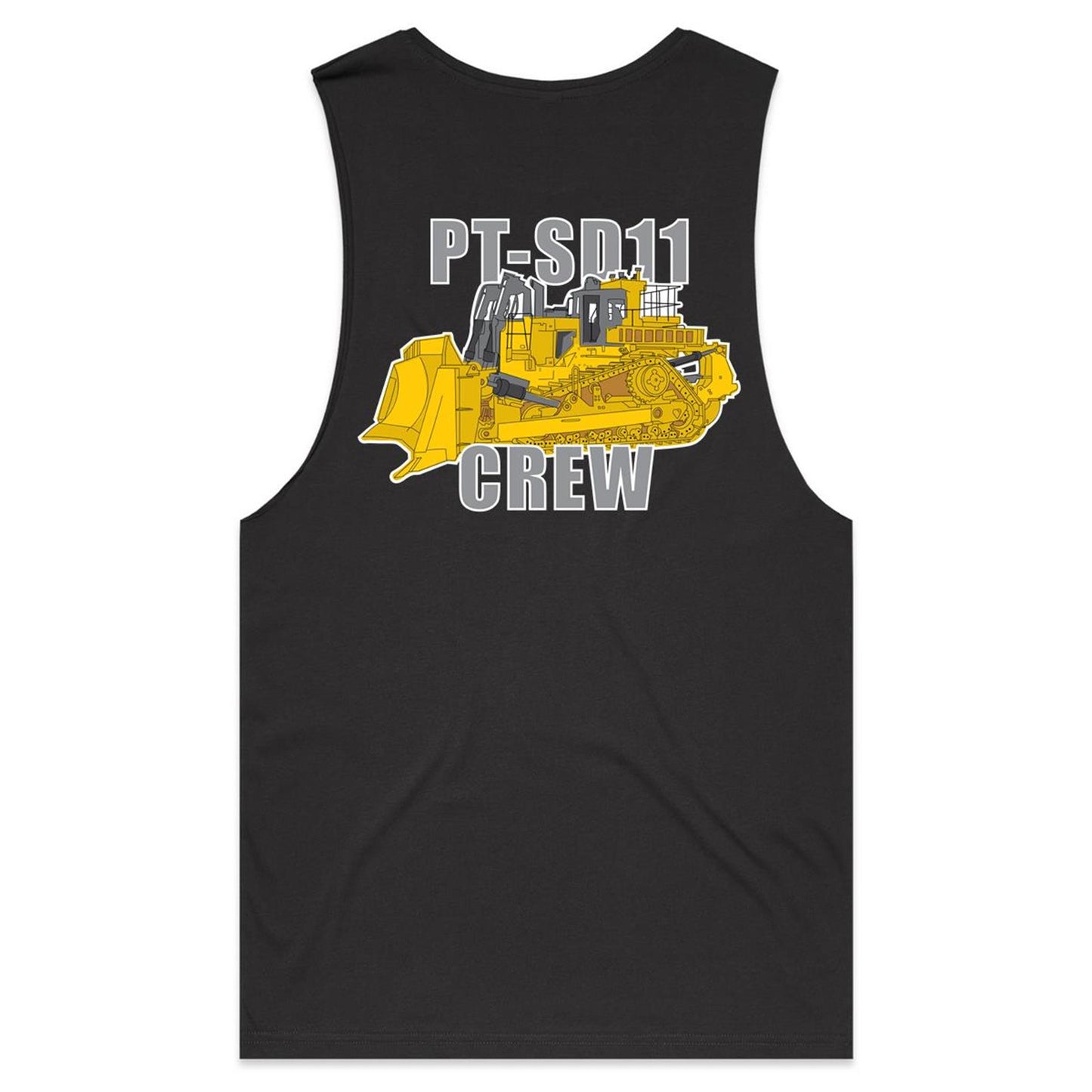 PT-SD11 Crew (AS Colour Barnard - Mens Tank Top Tee) - DESIGN ON BACK ONLY