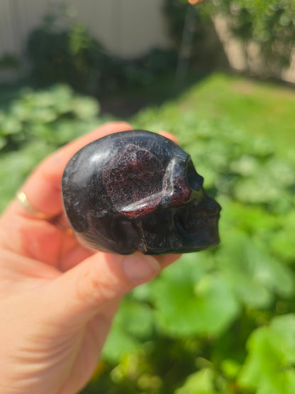 Garnet skulls
