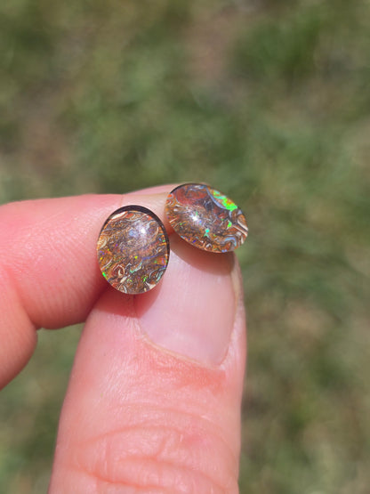 Opal earrings n1