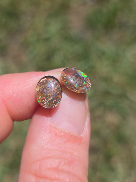 Opal earrings n1