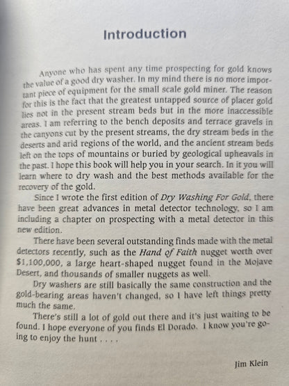 Dry Washing for Gold.
