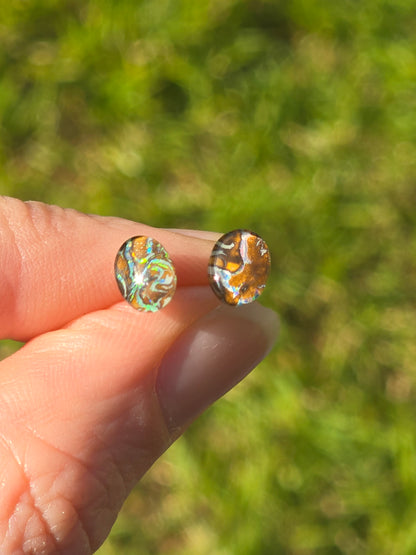 Opal earrings #Q