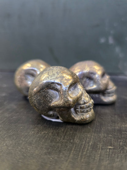 Pyrite skull