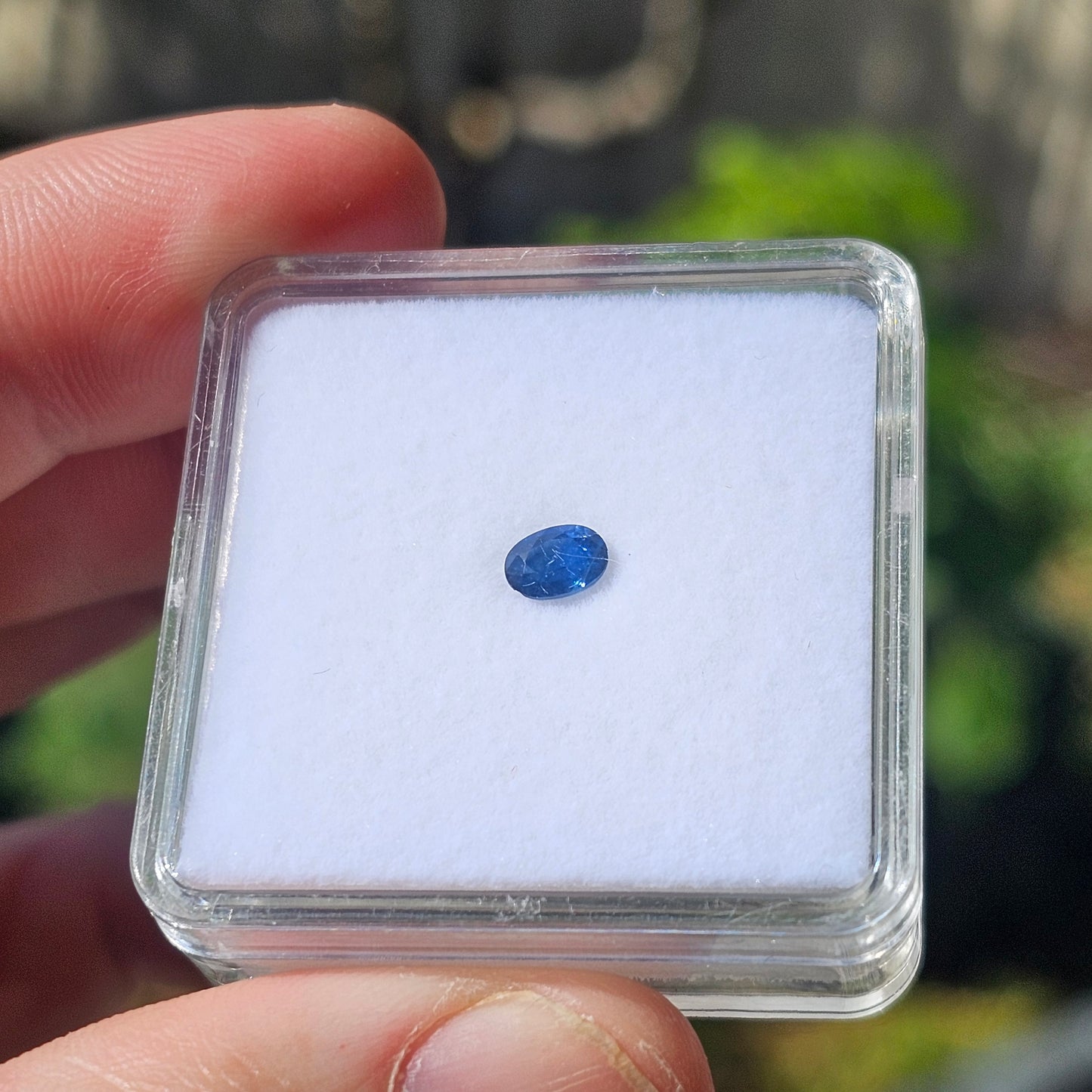 0.69ct Blue Oval Cut CQ Sapphire