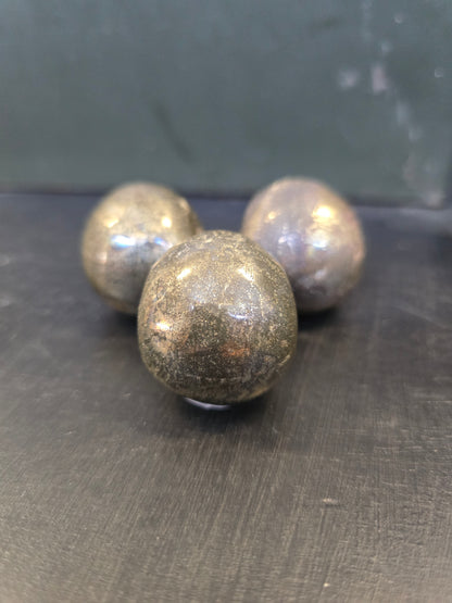 Pyrite skull