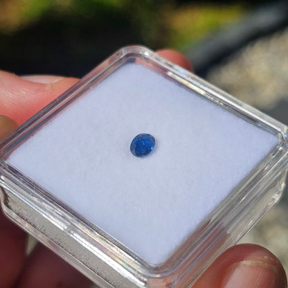 0.69ct Blue Oval Cut CQ Sapphire