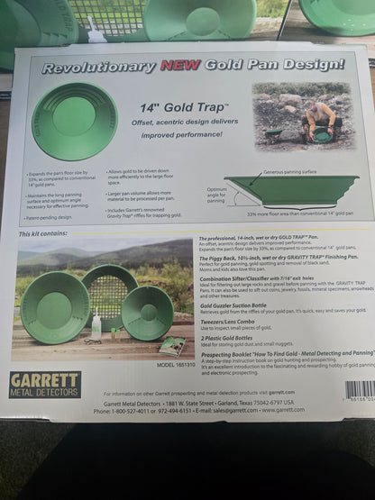 Gravity Trap Panning kit.