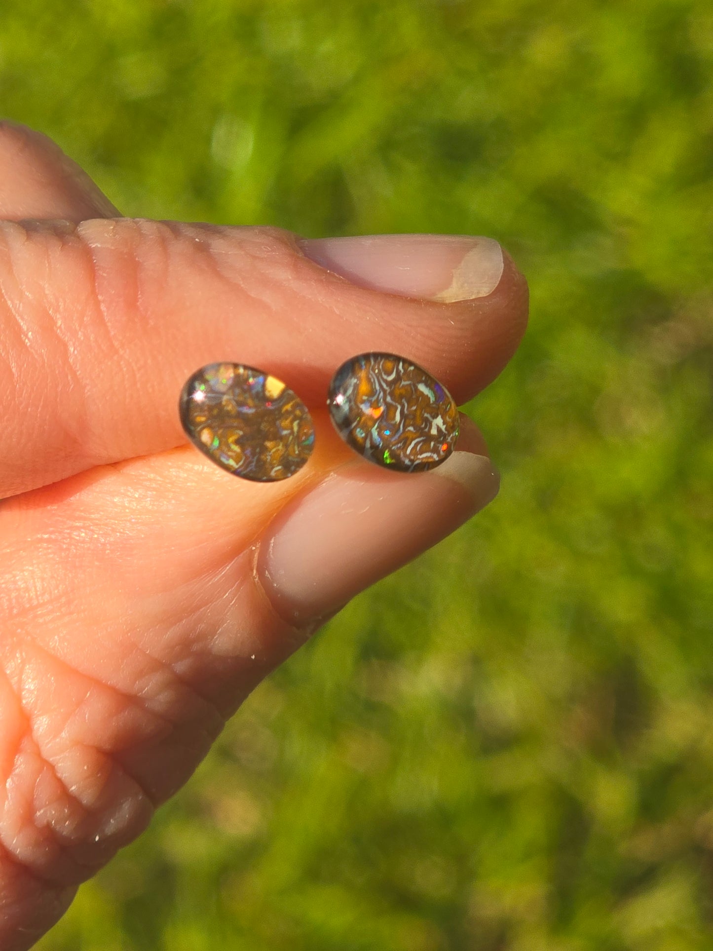 Opal Earrings #C