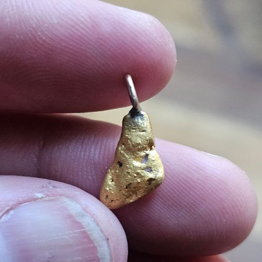 1.82 Natural Gold Nugget Necklace Pendant
