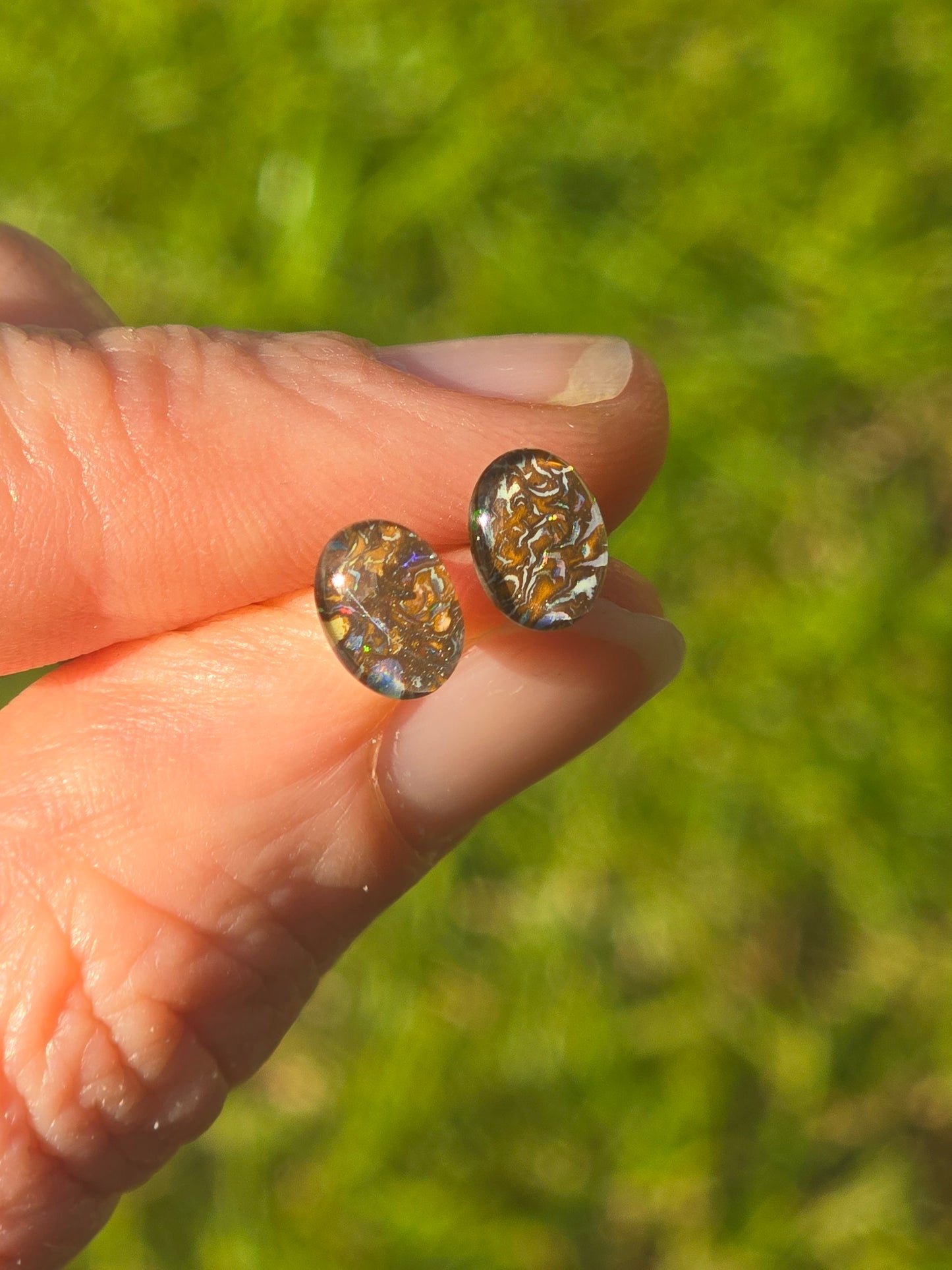 Opal Earrings #C