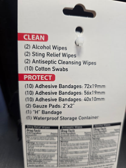 First aid Kit.