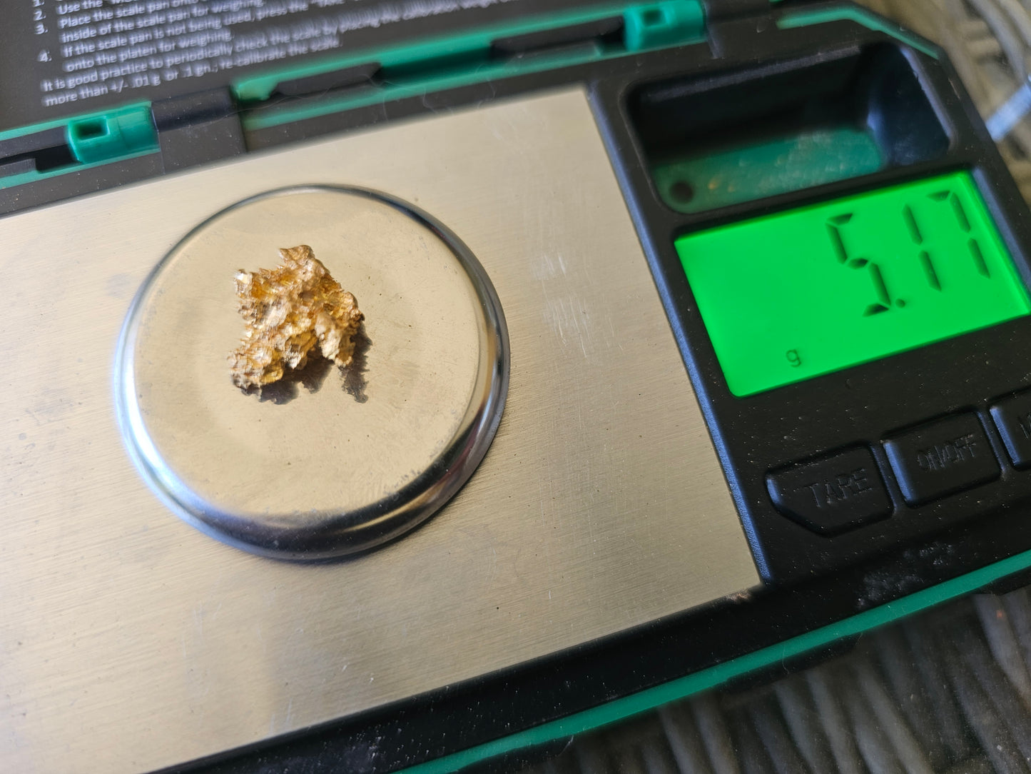 5.17 Gram Collectors Piece Nugget!