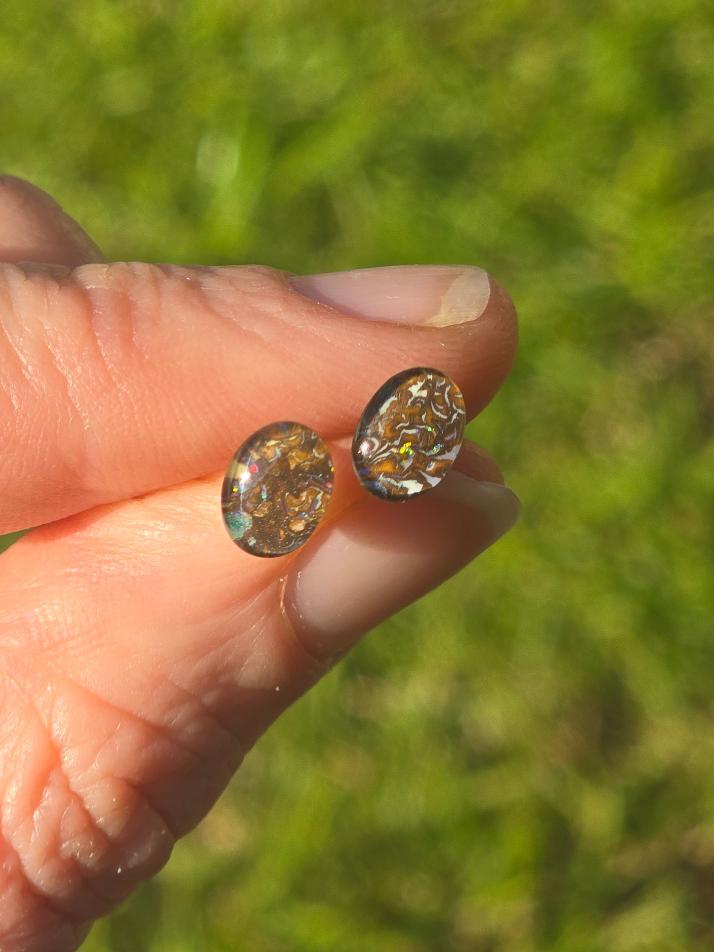 Opal Earrings #C