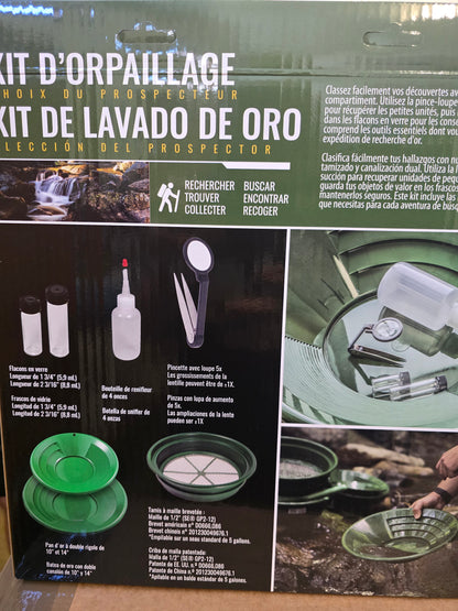 7 piece kit, prospectors choice.