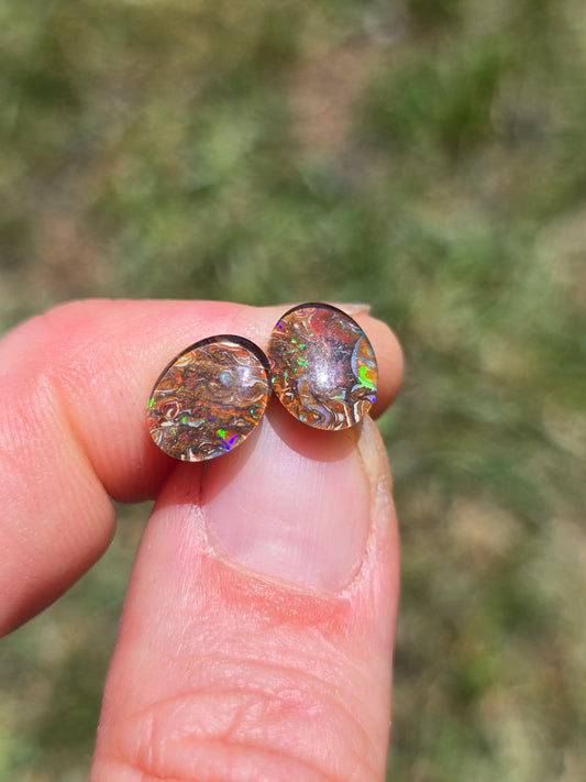 Opal earrings n1
