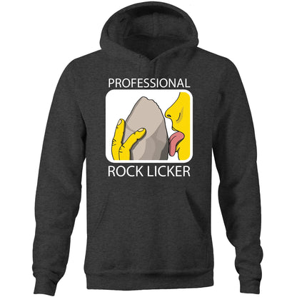 Professional Rock Licker (AS Colour Stencil - Pocket Hoodie Sweatshirt)