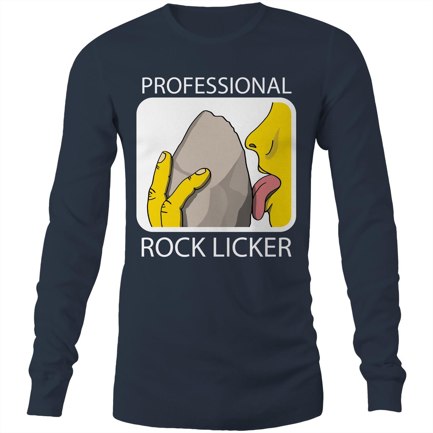 Professional Rock Licker (AS Colour Base - Mens Long Sleeve T-Shirt)
