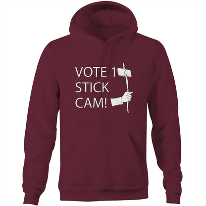 Stick Cam (AS Colour Stencil - Pocket Hoodie Sweatshirt)