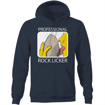Professional Rock Licker (AS Colour Stencil - Pocket Hoodie Sweatshirt)