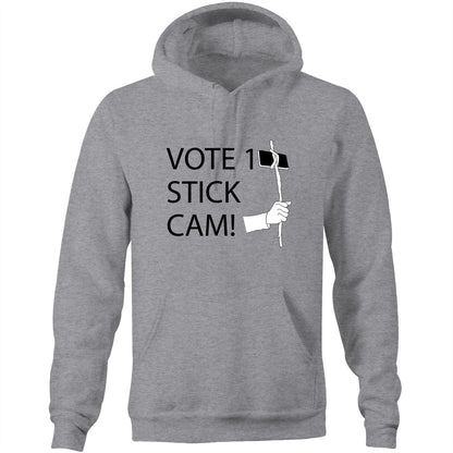 Stick Cam (AS Colour Stencil - Pocket Hoodie Sweatshirt)