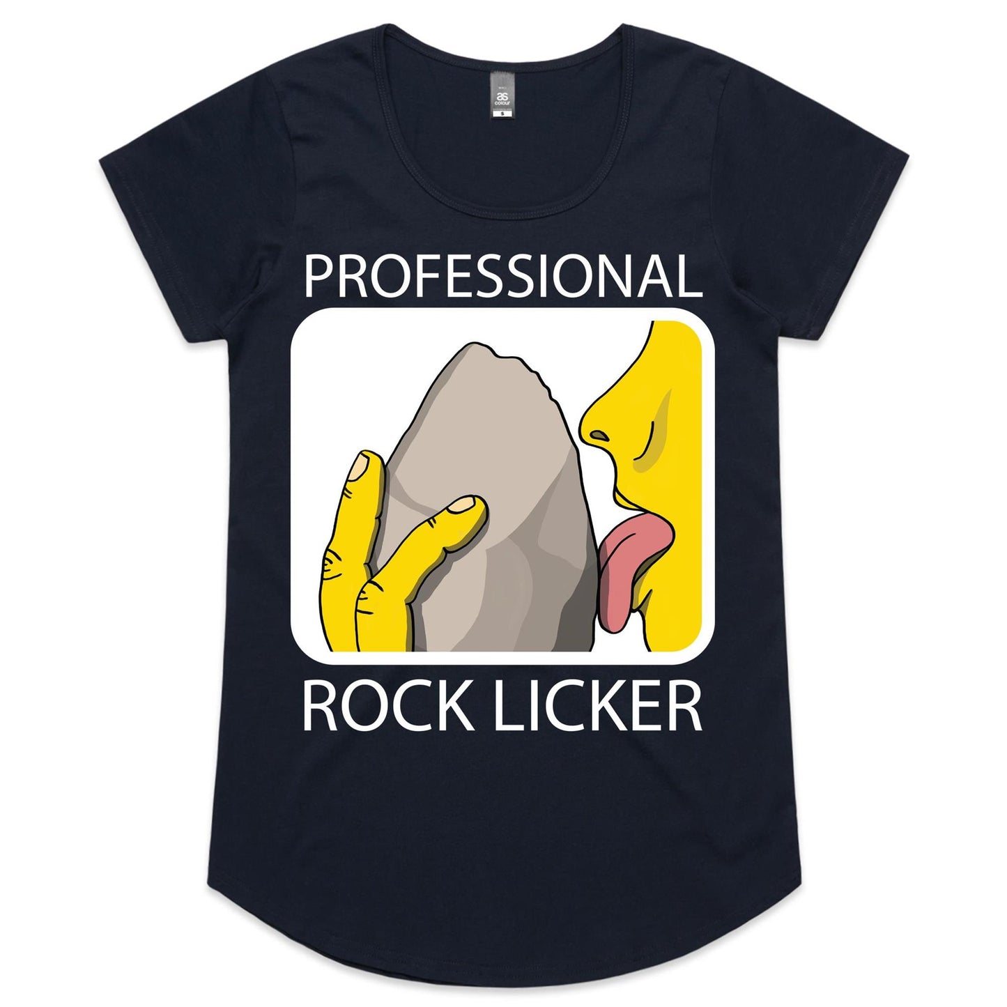 Professional Rock Licker (AS Colour Mali - Womens Scoop Neck T-Shirt)