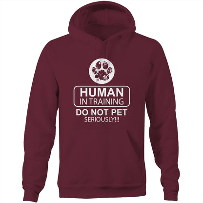 Human in training  (AS Colour Stencil - Pocket Hoodie Sweatshirt)