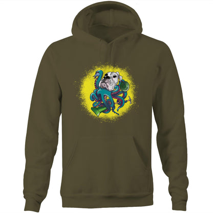 The Kraken (AS Colour Stencil - Pocket Hoodie Sweatshirt)