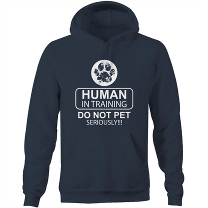 Human in training  (AS Colour Stencil - Pocket Hoodie Sweatshirt)