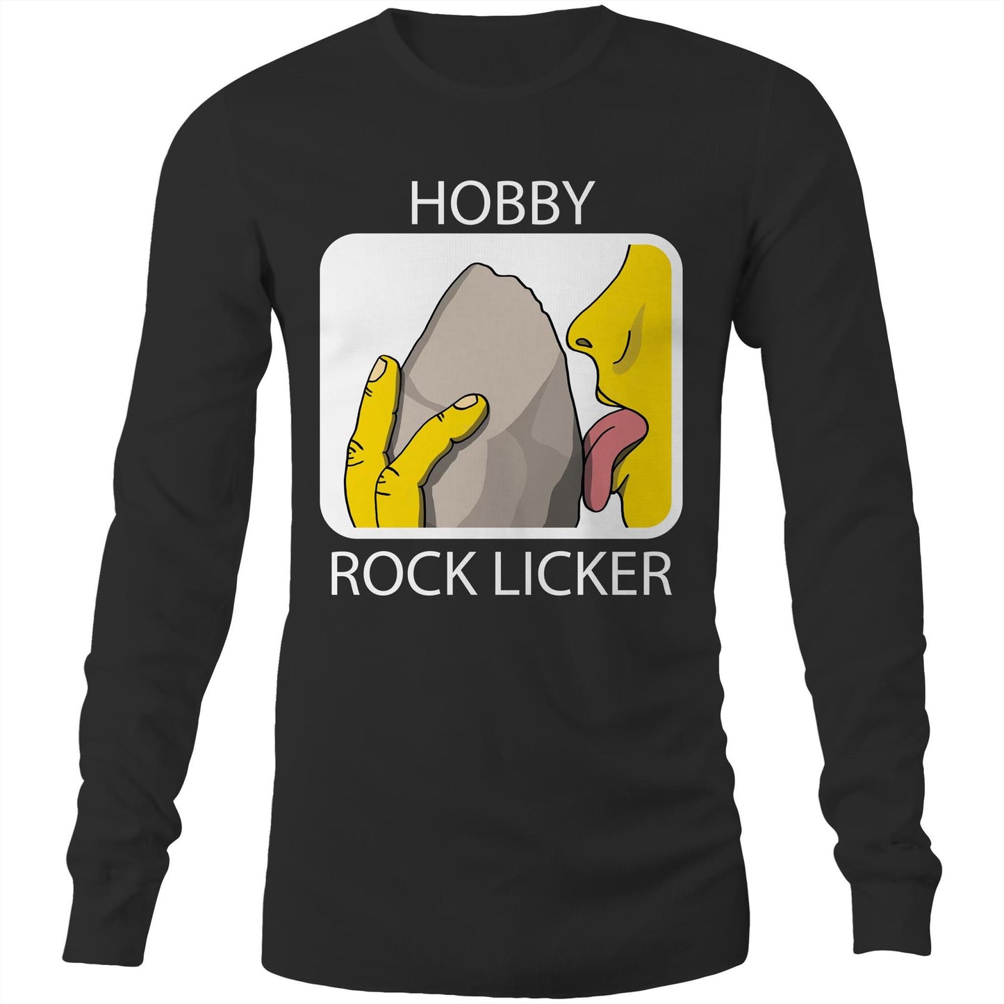 Hobby Rock Licker (AS Colour Base - Mens Long Sleeve T-Shirt)