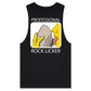 Professional Rock Licker (AS Colour Barnard - Mens Tank Top Tee) - DESIGN ON BACK ONLY