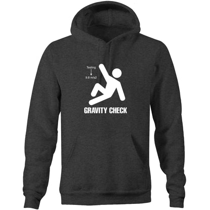 Gravity Check - (AS Colour Stencil - Pocket Hoodie Sweatshirt)