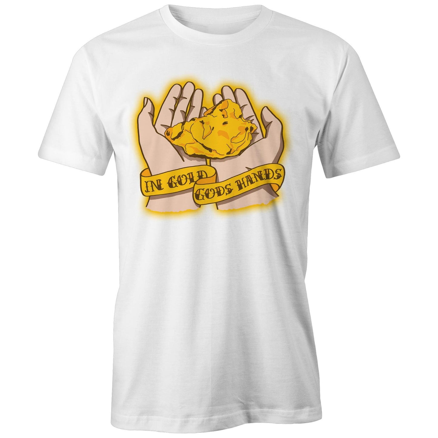 In Gold Gods Hands (AS Colour - Classic Tee)