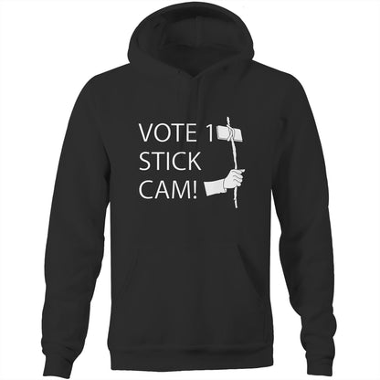Stick Cam (AS Colour Stencil - Pocket Hoodie Sweatshirt)