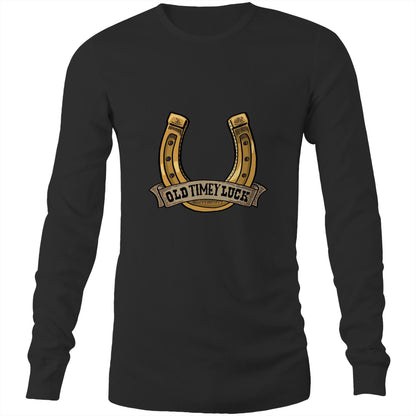 Old Timey Luck (AS Colour Base - Mens Long Sleeve T-Shirt)