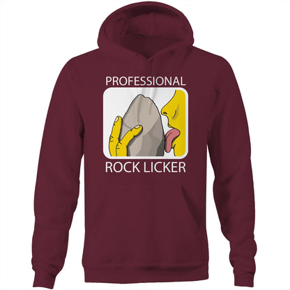 Professional Rock Licker (AS Colour Stencil - Pocket Hoodie Sweatshirt)