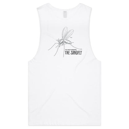 The Sandfly (AS Colour Barnard - Mens Tank Top Tee) - DESIGN ON BACK ONLY