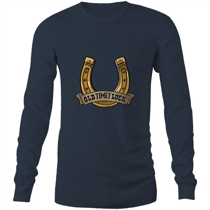 Old Timey Luck (AS Colour Base - Mens Long Sleeve T-Shirt)